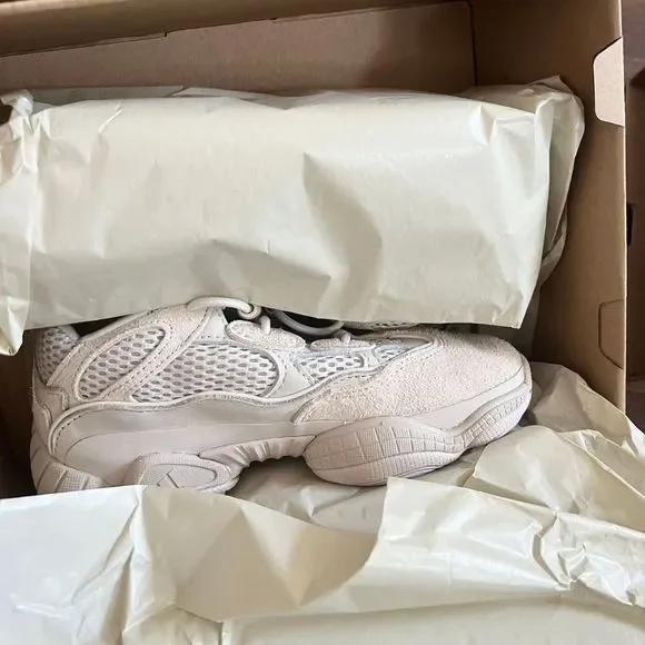 Yeezy 500 kids blush kid size 1Y - Picture 3 of 5